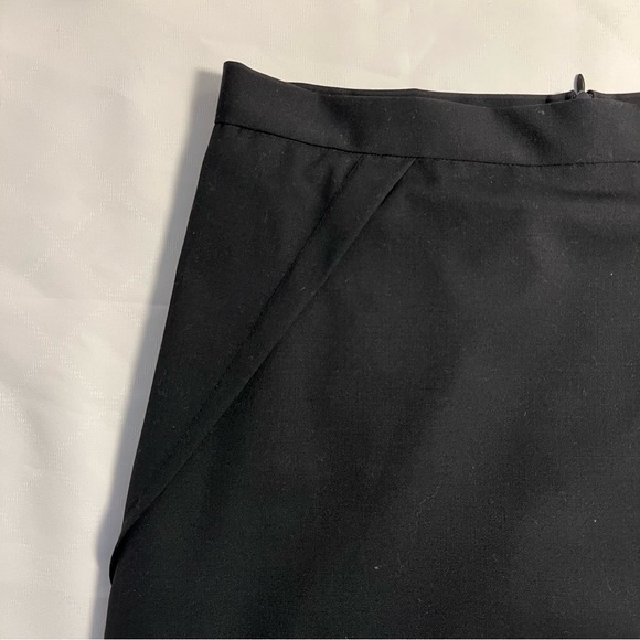 Black Wool Pencil Skirt Work Suit Separates Size 4 - Picture 4 of 10